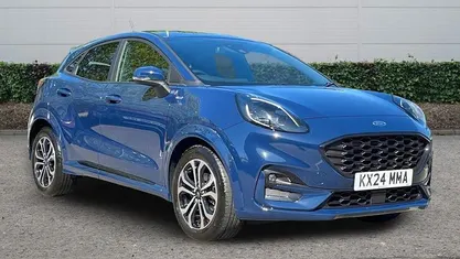 Begagnad Ford Puma ST-Line 125 HK (91 kW) 2023 Blå SUV