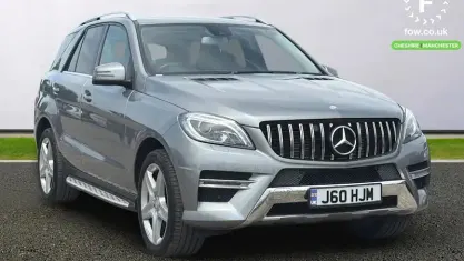 Used Mercedes ML250 AMG line 204 HP (150 kW) 2015 Silver SUV