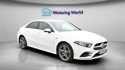 Used Mercedes A250 AMG line 259 HP (190 kW) 2020 White Sedan