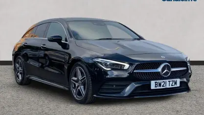 Used Mercedes CLA180 AMG Line Premium Plus 136 HP (100 kW) 2022 Black Coupe