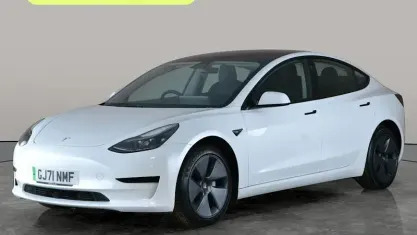 Used Tesla Model 3 Standard Range 208 kW (283 HP) 2021 White Sedan