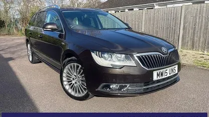 Used Skoda Superb 170 HP (125 kW) 2015 Brown Estate