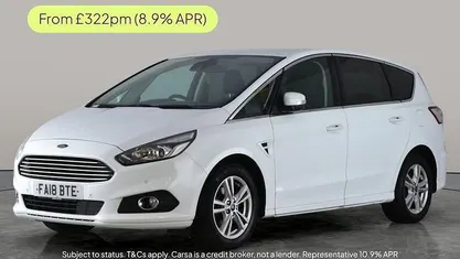 White Used 2018 Ford S-MAX Titanium MPV | £12,413 (Fair price)