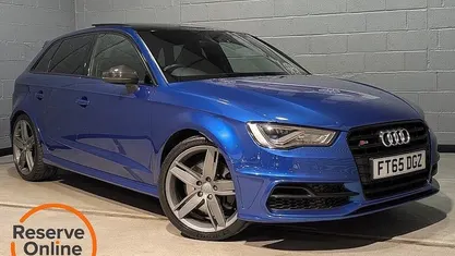 Used Audi S3 Sportback Design 300 HP (220 kW) 2016 Sepang blue Hatchback