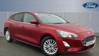 Usado Ford Focus Titanium 125 HP (91 kW) 2020 Vermelho Citadino