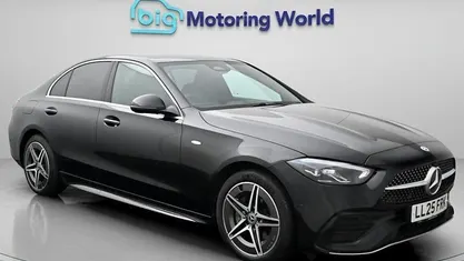 Used Mercedes C300e AMG line 313 HP (230 kW) 2025 Black Sedan