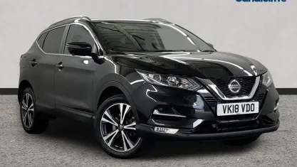 Used Nissan Qashqai N-Connecta 110 HP (80 kW) 2017 Black SUV