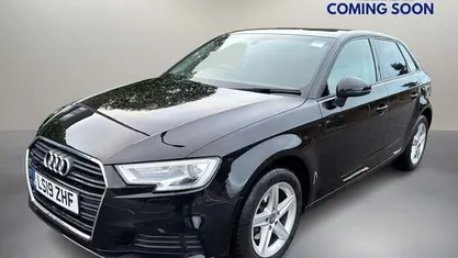 Used Audi A3 Sportback Design 116 HP (85 kW) 2019 Black Hatchback