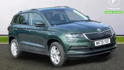 Used Skoda Karoq SE Technology 150 HP (110 kW) 2020 Green SUV