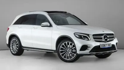 Used Mercedes GLC250 AMG Line Premium 204 HP (150 kW) 2017 White SUV