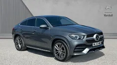 Selenite grey metallic Used 2022 Mercedes GLE400 AMG Line Premium Plus Coupe | £55,965 (A bit pricey)