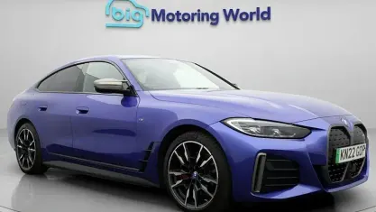 Used BMW i4 M Sport 400 kW (544 HP) 2022 Blue Sedan