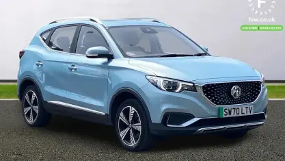 Begagnad MG ZS Exclusive 105 kW (143 HK) 2021 Blå SUV