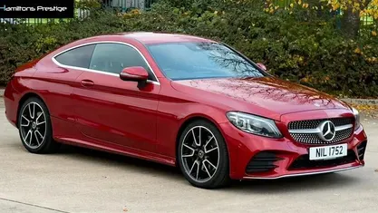 Red Used 2020 Mercedes C300 AMG Line Premium Coupe | £19,995 (Fair price)