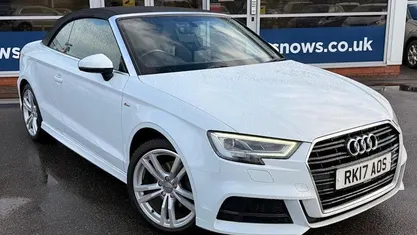 White Used 2017 Audi A3 Cabriolet S-Line Cabriolet | £12,885 (Fair price)