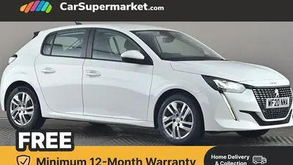 Used Peugeot 208 Active 102 HP (75 kW) 2020 White Hatchback