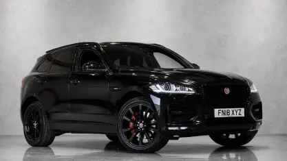 Used Jaguar F-Pace R-Sport 241 HP (177 kW) 2018 Black SUV