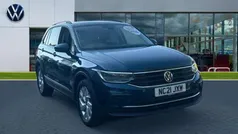 Nightshade blue metallic Used 2021 VW Tiguan Life SUV | £21,950 (Fair price)