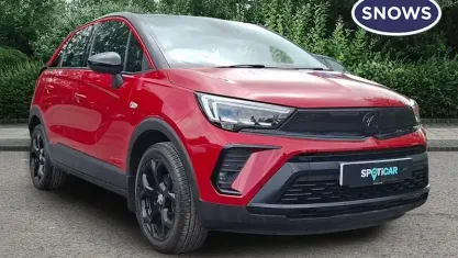 Used Vauxhall Crossland GS Line 110 HP (80 kW) 2022 Red SUV