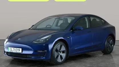 Used Tesla Model 3 Long Range AWD 366 kW (498 HP) 2022 Blue Sedan