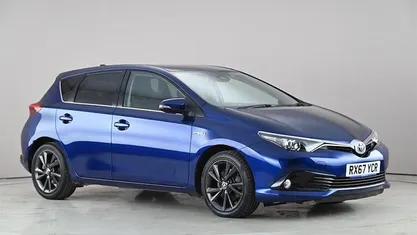 Used Toyota Auris Hybrid Design 136 HP (100 kW) 2017 Blue Hatchback