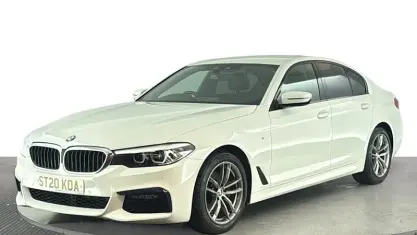 Begagnad BMW 520 M Sport 190 HK (139 kW) 2020 Vit Sedan