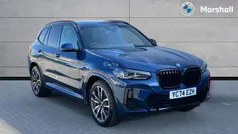 Phytonic blue metallic paint Used 2024 BMW X3 M Sport SUV | £43,411 (Fair price)