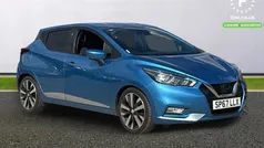 Blue Used 2017 Nissan Micra Tekna Hatchback | £7,799 (Fair price)