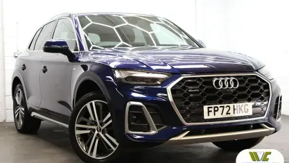 Used Audi Q5 S-Line 299 HP (219 kW) 2022 Blue SUV