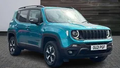 Blue Used 2021 Jeep Renegade Trailhawk SUV | £18,350 (Fair price)