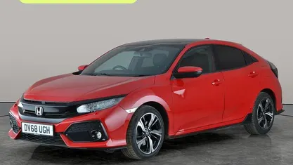 Used Honda Civic Sport Plus 182 HP (133 kW) 2018 Red Hatchback