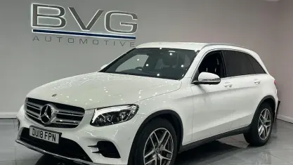 Usado Mercedes GLC220 AMG line 170 HP (125 kW) 2018 Branco Carrinha