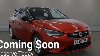 Used Vauxhall Corsa Elite 101 HP (74 kW) 2020 Red Hatchback