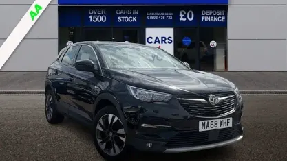 Used Vauxhall Grandland X Sport 131 HP (96 kW) 2018 Black SUV