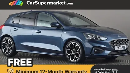 Used Ford Focus ST-Line X 125 HP (91 kW) 2021 Blue Hatchback