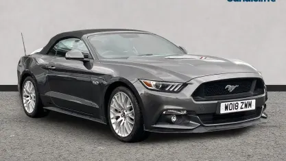Used Ford Mustang GT Convertible 416 HP (305 kW) 2017 Grey Cabriolet