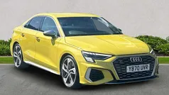 Yellow Used 2021 Audi S3 Comfort Sedan | £28,535 (Fair price)