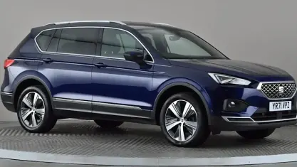 Used Seat Tarraco XCELLENCE 150 HP (110 kW) 2021 Blue SUV