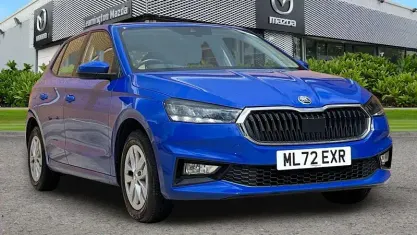 Used Skoda Fabia Comfort 110 HP (80 kW) 2022 Blue Hatchback