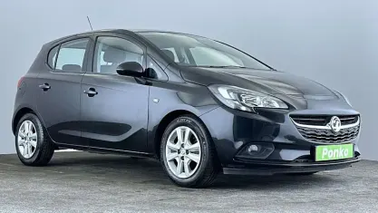 Used Vauxhall Corsa Design Edition 90 HP (66 kW) 2016 Black Hatchback