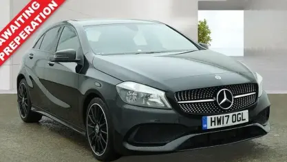 Gebraucht Mercedes A200 AMG line 136 PS (100 kW) 2017 Schwarz Kleinwagen