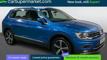 Used VW Tiguan SE 150 HP (110 kW) 2018 Blue SUV