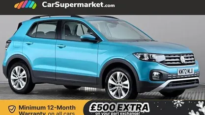 Turquoise Used 2022 VW T-Cross SE SUV | £13,697 (Fair price)