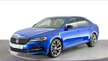 Blue Used 2023 Skoda Superb SportlinePlus Hatchback | £23,720 (Fair price)