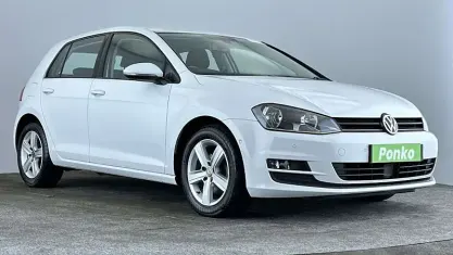 Used VW Golf VII Match 110 HP (80 kW) 2015 White Hatchback