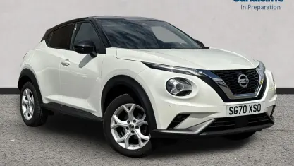 Used Nissan Juke N-Connecta 117 HP (86 kW) 2019 White SUV