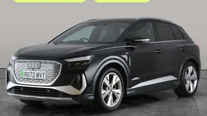 Used Audi Q4 e-tron S-Line 150 kW (204 HP) 2022 Black SUV