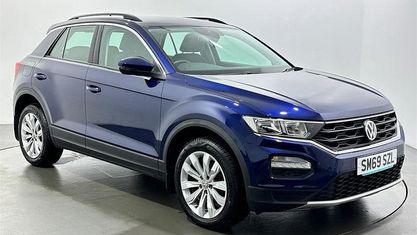 Usado VW T-Roc SE 116 HP (85 kW) 2020 Azul SUV