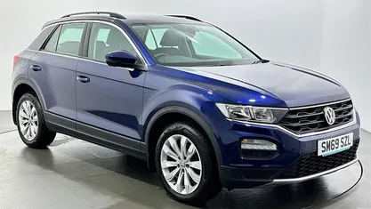 Used VW T-Roc SE 116 HP (85 kW) 2020 Blue SUV