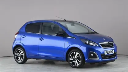 Second-hand Peugeot 108 Allure 72 CP (52 kW) 2021 Albastru Hatchback